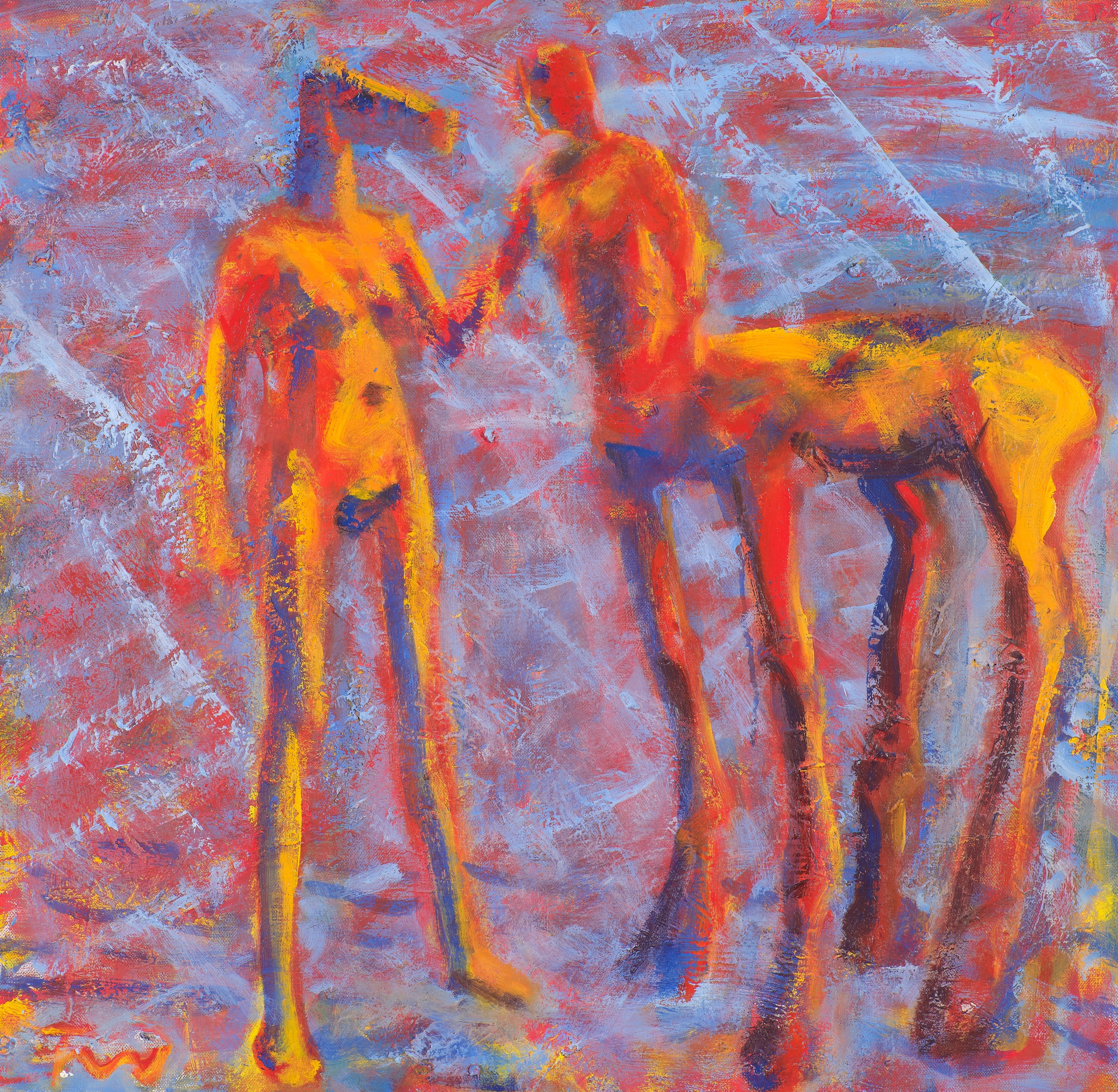Kvinne og kentaur by Frans Widerberg