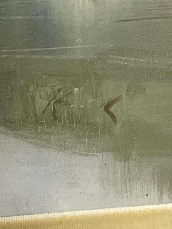 Artwork by Kort, JL) Winter Oil Painting on Canvas by Kort 44, Made of Oil Painting on Canvas