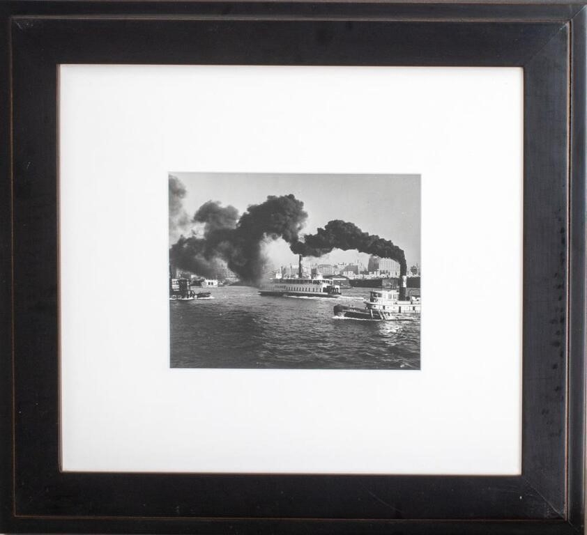 Andreas Feininger "NY Hudson River Ferries" Photo - Andreas Feininger