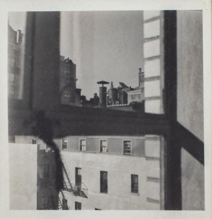 Ralston Crawford | Ralston Crawford Buildings Through Window Print ...