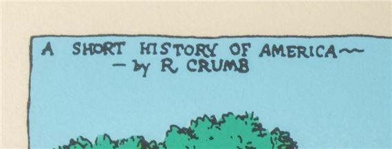 Robert Crumb | Robert Crumb A Short History of America Print (1998) | MutualArt