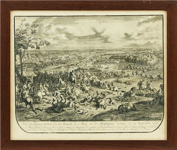 "Vue et représentation de la Bataille de Mons ou de Malplaquet donnée le 11 septembre 1709" - Jan van Hutchenburg