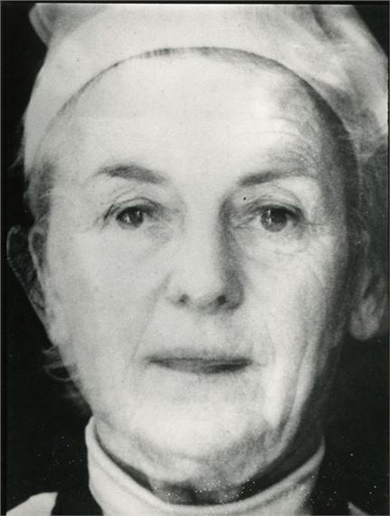 Photosynthèse [superimposition of the faces of Jacques Henri Lartigue and his wife Florette], c. 1980. by Krzysztof Pruszkowski, circa 1980