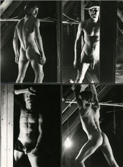Male nudes, c. 1960. - Herbert Tobias