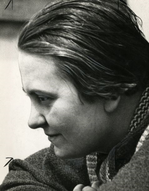 Adrienne Monnier, c. 1930-1950. - Gisèle Freund