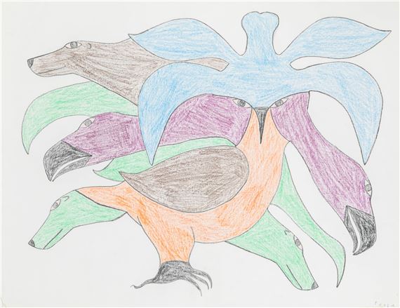 Spirit Owl by Kenojuak Ashevak, circa 1963