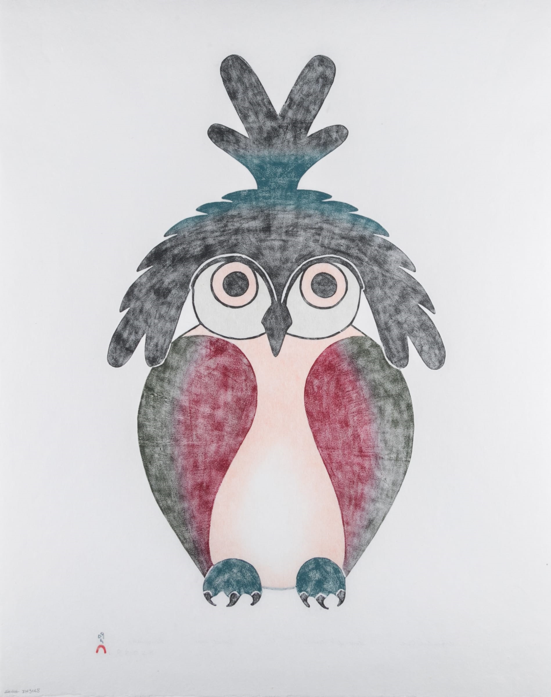 Kenojuak Ashevak | Inquisitive Owl | MutualArt