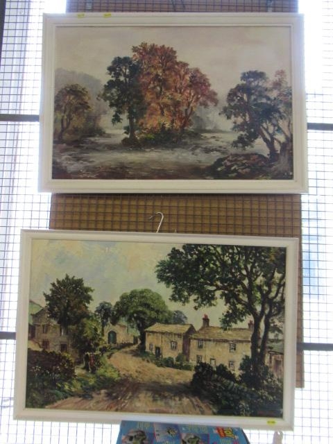 James Hardaker | TWO HARDAKER DALES OIL LANDSCAPES | MutualArt