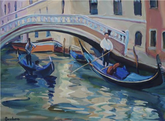 PASSING GONDOLAS by Josephine Graham