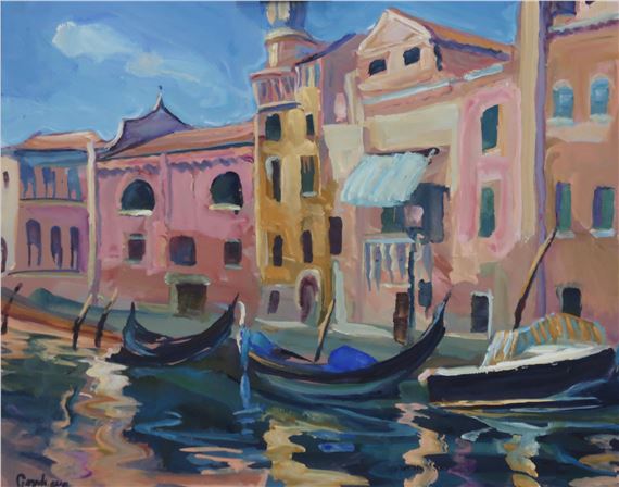 QUIET CANAL, VENICE by Josephine Graham
