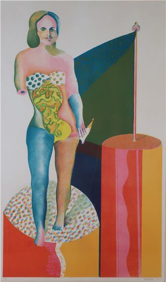 PLATFORM II by Michael Roschlau, dated 1970