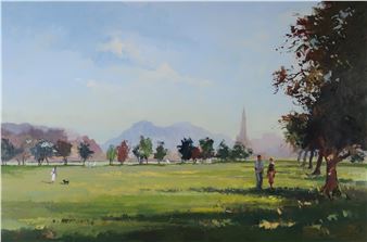 JOSEPH MAXWELL STUART 
SUMMERTIME IN THE MEADOWS - Joseph Maxwell Stuart