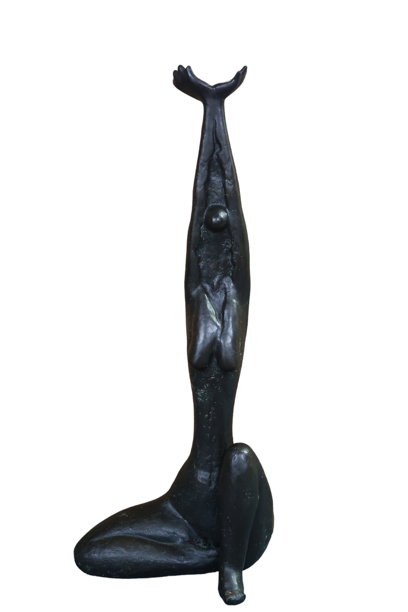 Contemporary School | FEMALE NUDE IN YOGA POSE, cm | MutualArt