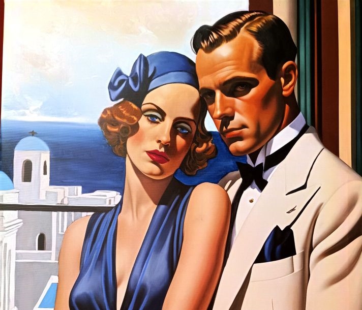 Gyl Durand | Escale à Santorin (2023) | MutualArt