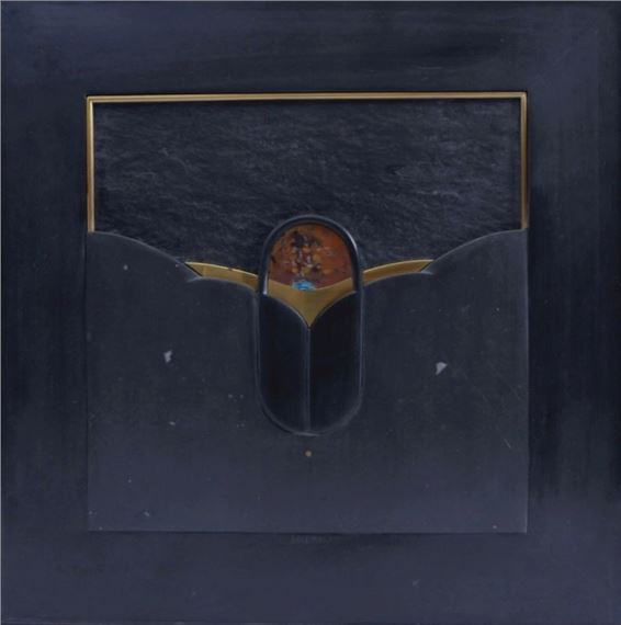 Hofeditz, Karl F., Modernes Schieferrelief - Karl F Hofeditz