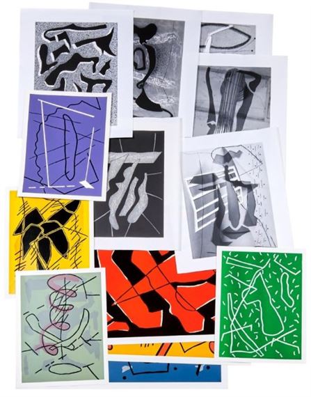 Auberger, Pidder: Folge von 13 Graphiken by Pidder Auberger, 1990 and 1993