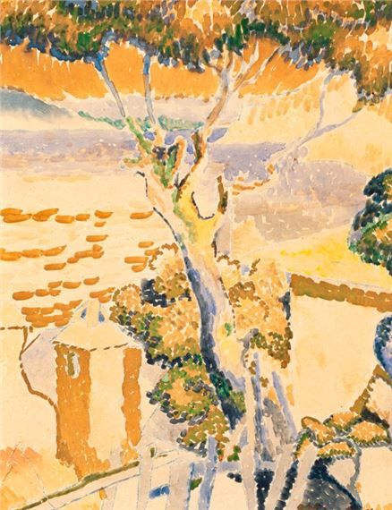 Promenadă la Saint-Tropez by Ion Theodorescu Sion, cca. 1913