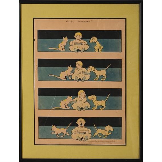 Benjamin Rabier | The 2 Thieves | MutualArt