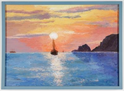 Artwork by Rudolf Alber, Rudolf Alber, Made of Oil on hardboard