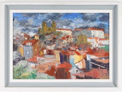 Artwork by Rudolf Alber, Rudolf Alber, Made of oil on cardboard