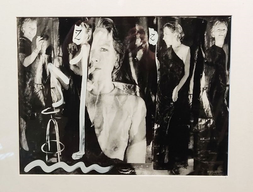 Artwork by Christian Brieu, Portrait de femme, Made of acrylic