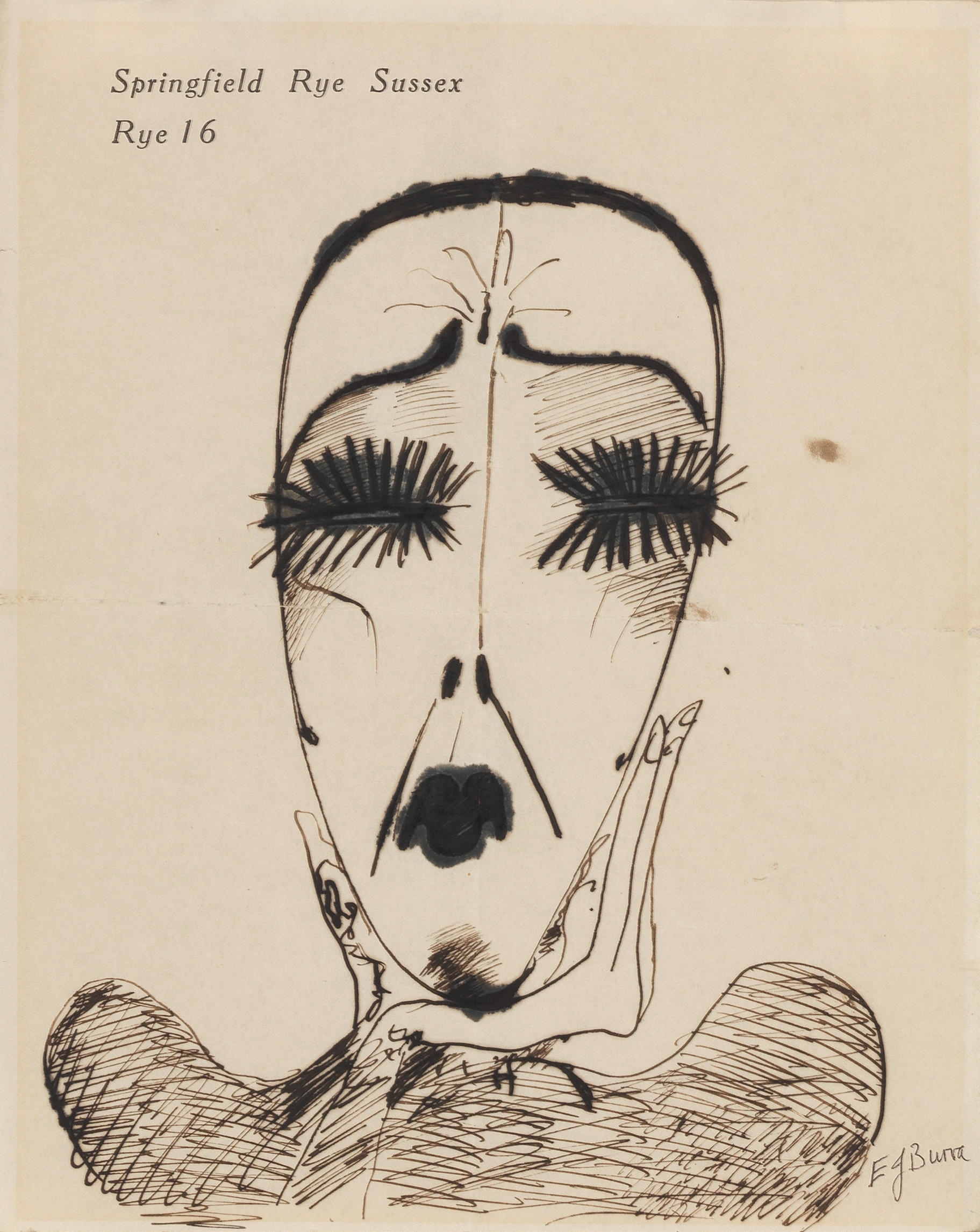Sketch of a Woman - Edward Burra