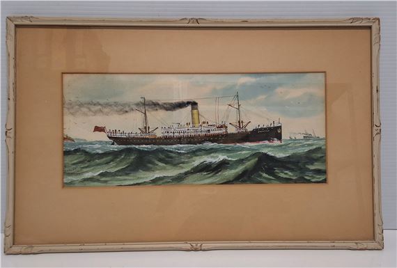 SS GRANTALA by Frederick Dawson, dated 1904