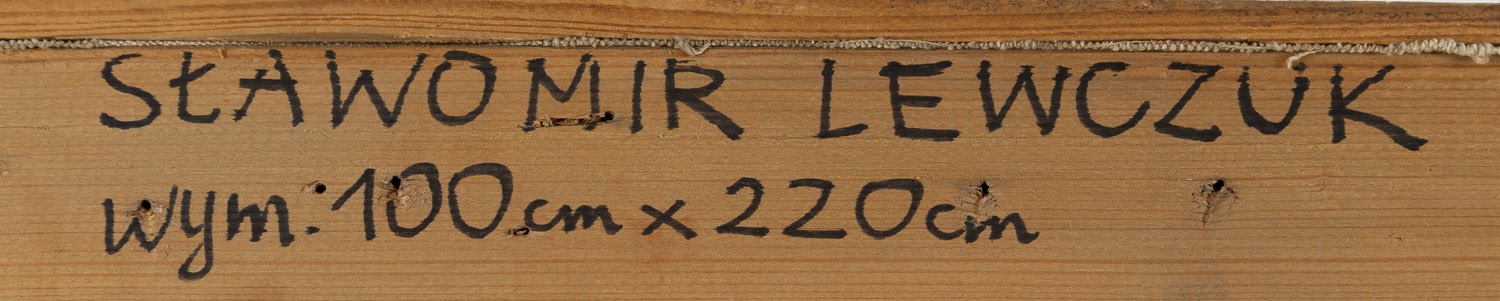 Artwork by Sławomir Lewczuk, Untitled - diptich, Made of oil/canvas