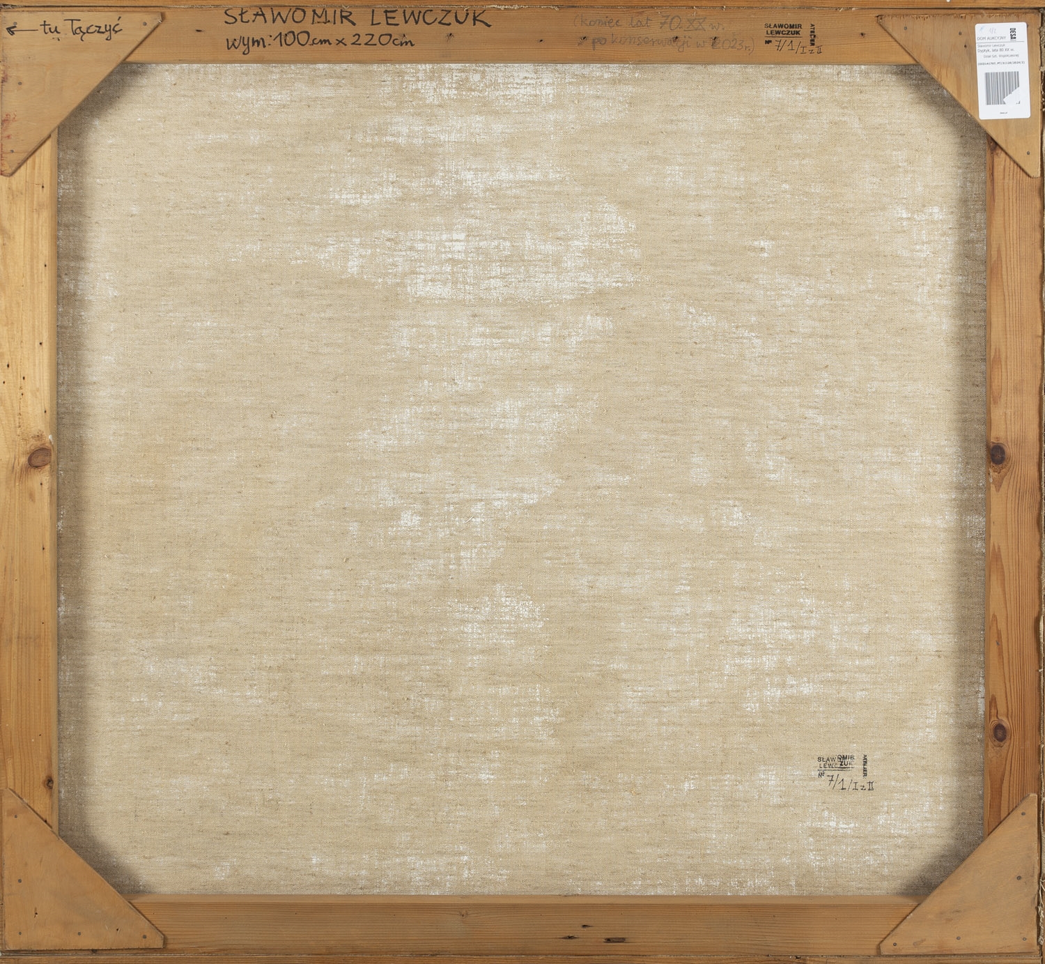 Artwork by Sławomir Lewczuk, Untitled - diptich, Made of oil/canvas