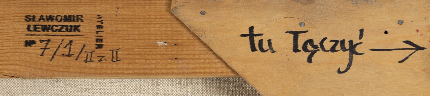 Artwork by Sławomir Lewczuk, Untitled - diptich, Made of oil/canvas