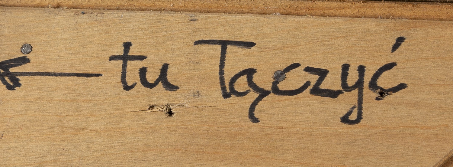 Artwork by Sławomir Lewczuk, Untitled - diptich, Made of oil/canvas