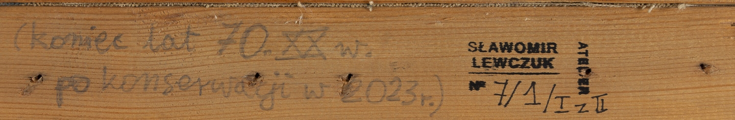 Artwork by Sławomir Lewczuk, Untitled - diptich, Made of oil/canvas