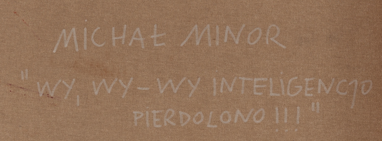 Artwork by Michał Minor, You, Made of oil/canvas