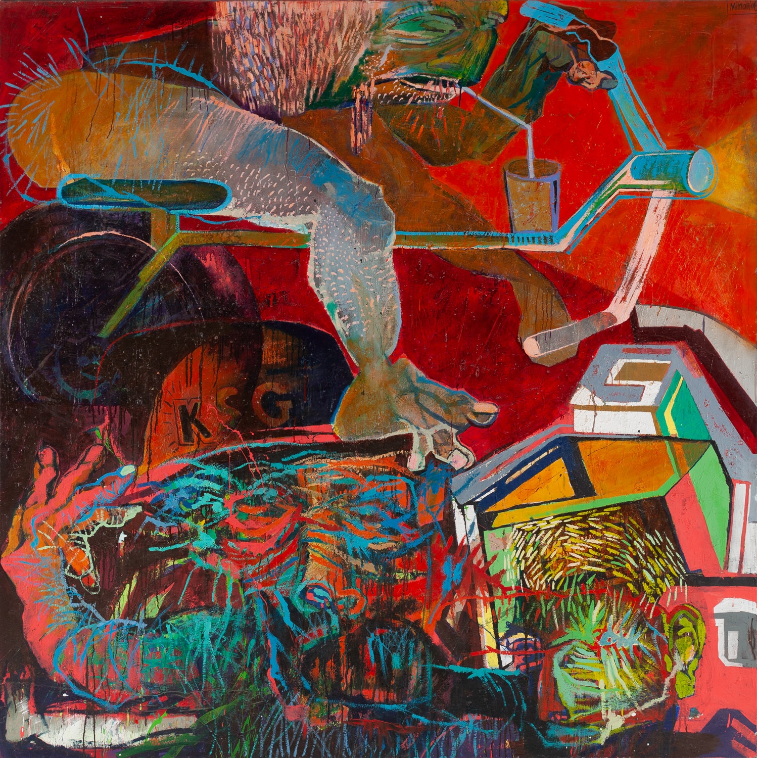 Artwork by Michał Minor, You, Made of oil/canvas