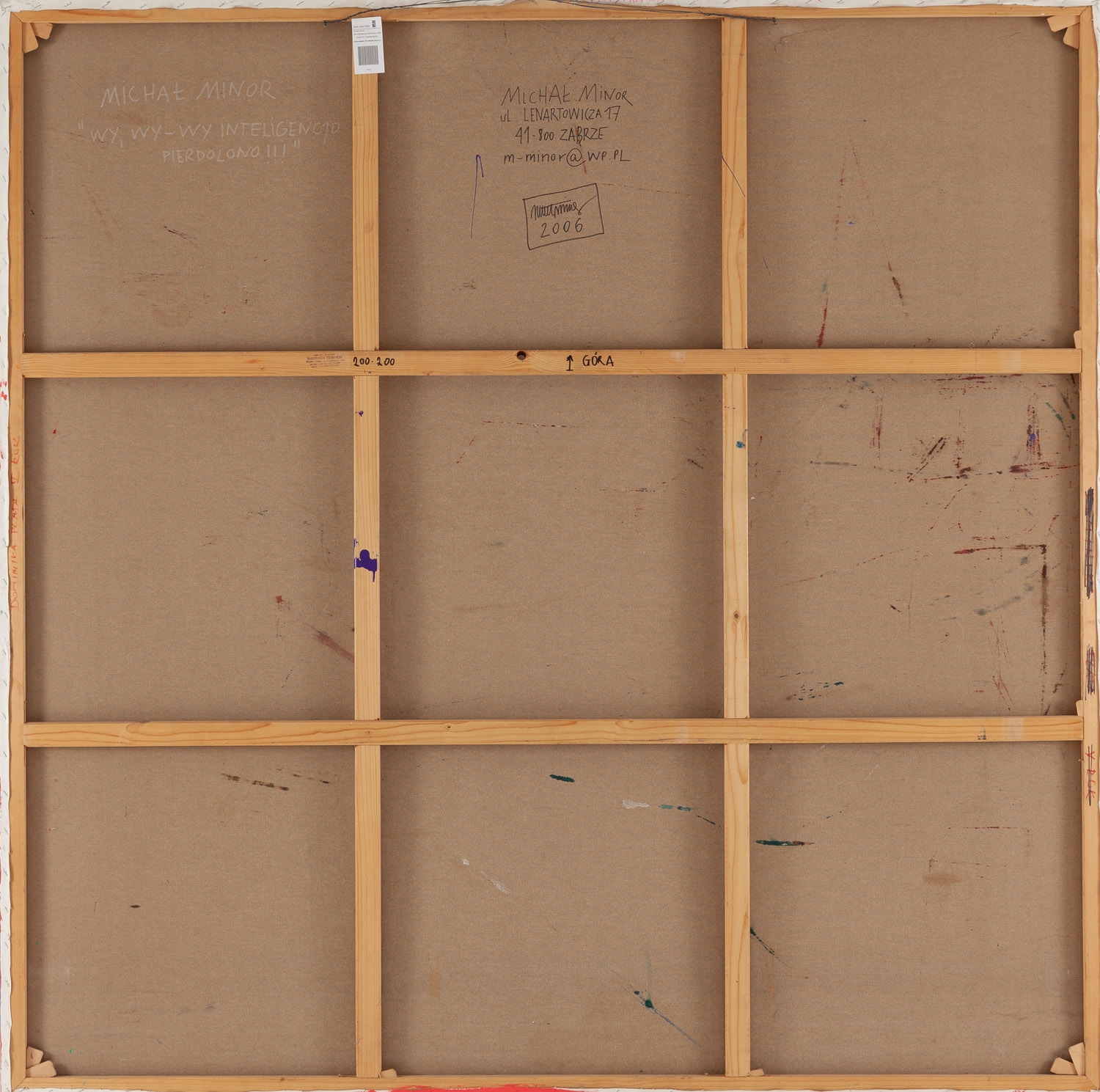 Artwork by Michał Minor, You, Made of oil/canvas