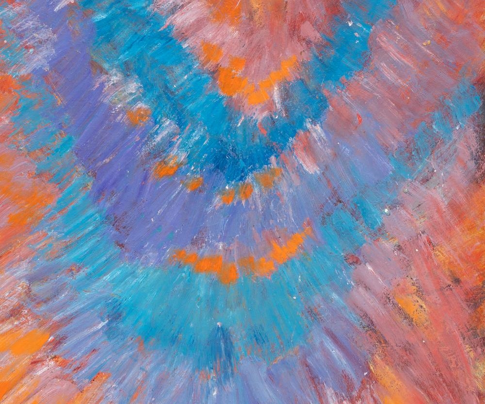 Artwork by Clara Samuels, Happy, Made of Acrylic on Masonite