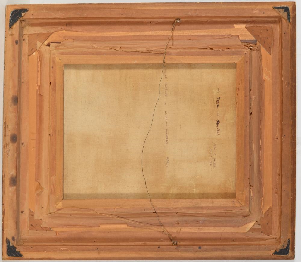 Artwork by Samuel Zulkis, "Le Passage de la Petite Baucherie", Made of Oil on canvas