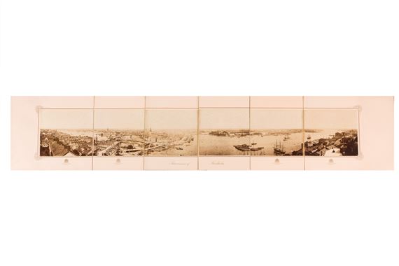 PANORAMA OF STOCKHOLM by Axel Lindahl, circa 1880