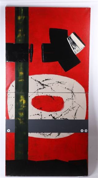 COMPOSITION EN DIPTYQUE by Marc Loiseau, dated 2010