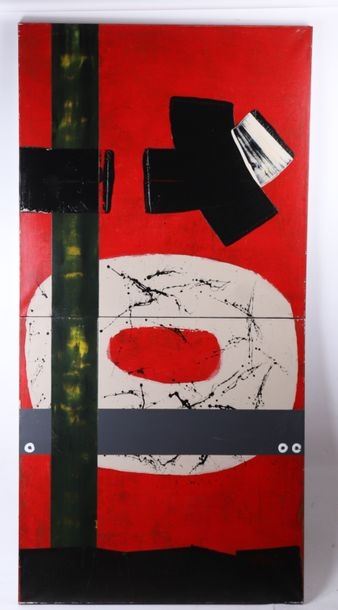 Artwork by Marc Loiseau, COMPOSITION EN DIPTYQUE, Made of Acrylic