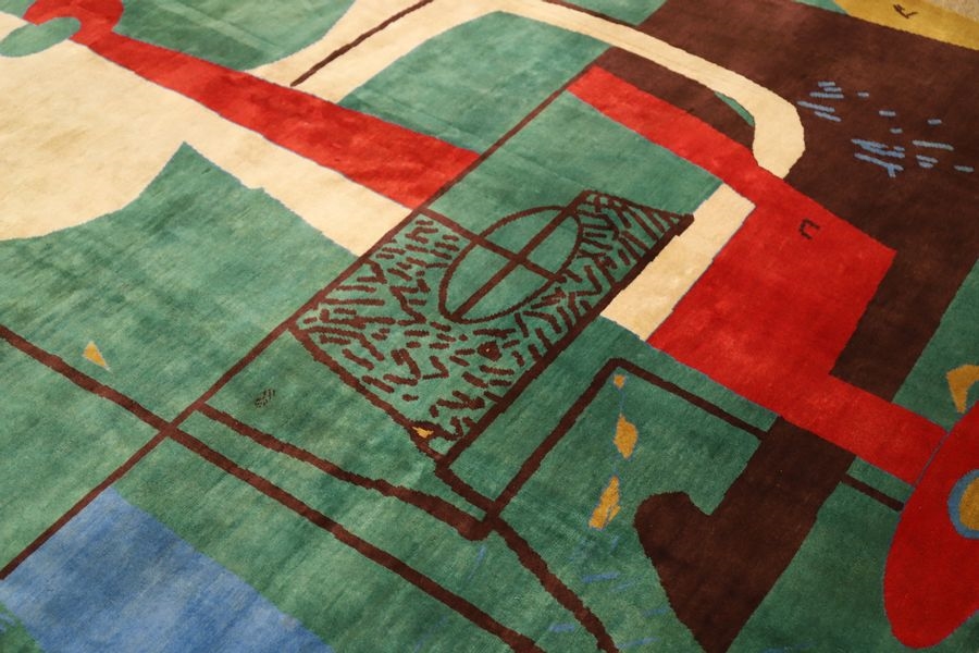Le Corbusier | VERY LARGE RUG in the LE CORBUSIER style In handmade ...
