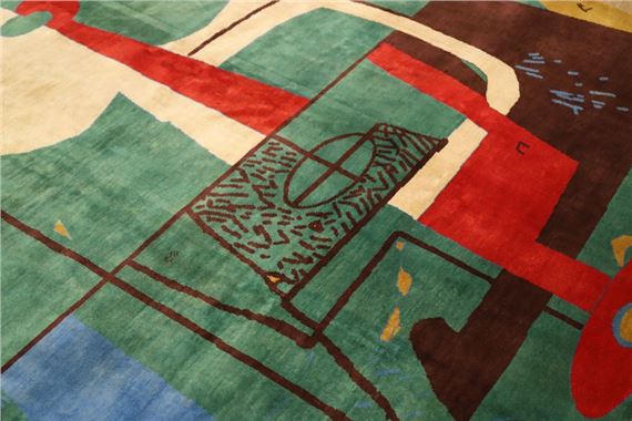 Le Corbusier | VERY LARGE RUG in the LE CORBUSIER style In handmade ...