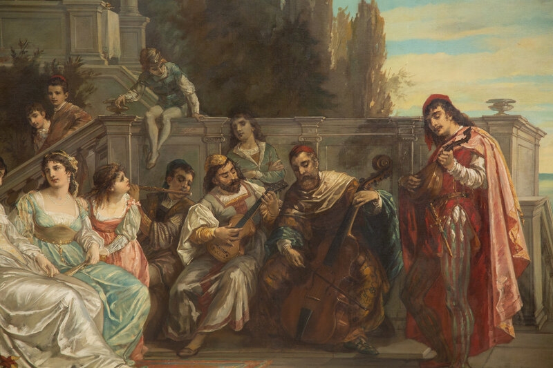 Augusto‏ Wolf | August Wolf (German, 1842 - 1915) The Venetian Festival ...
