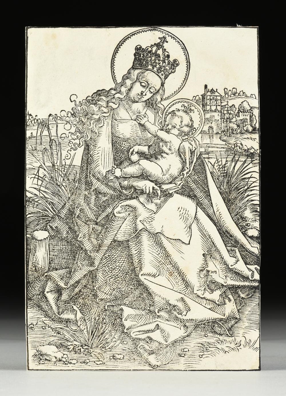 "Madonna and Child on a Grassy Bank by Hans Baldung Grien, 1505-1507