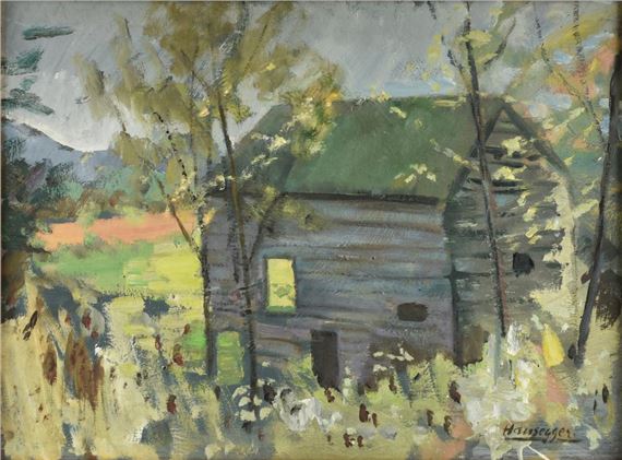 "Country Cabin by John Hansegger, 20TH CENTURY