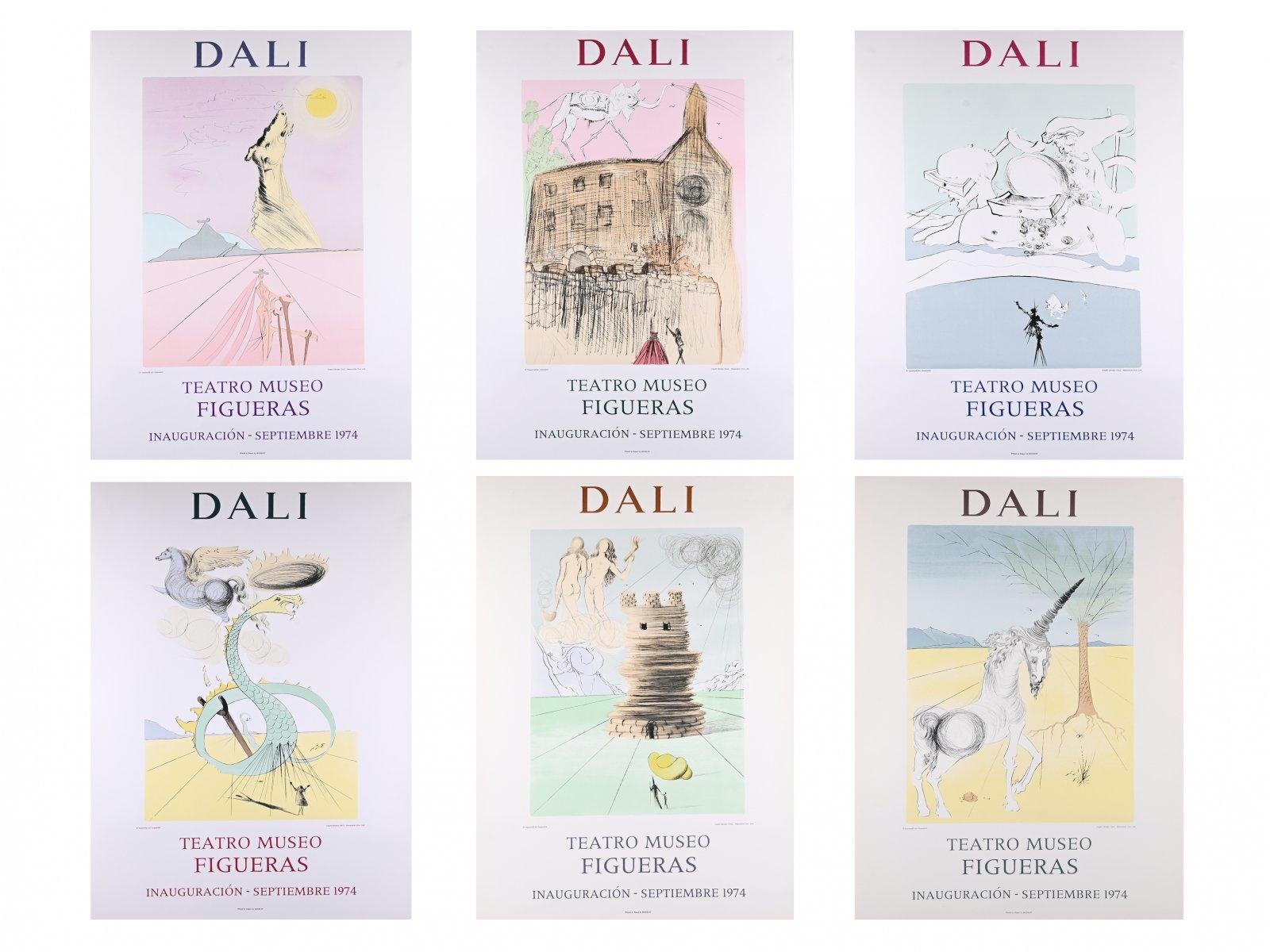 Salvador Dalí | POSTERS FOR MUSEUM INAUGURATION (1974) | MutualArt