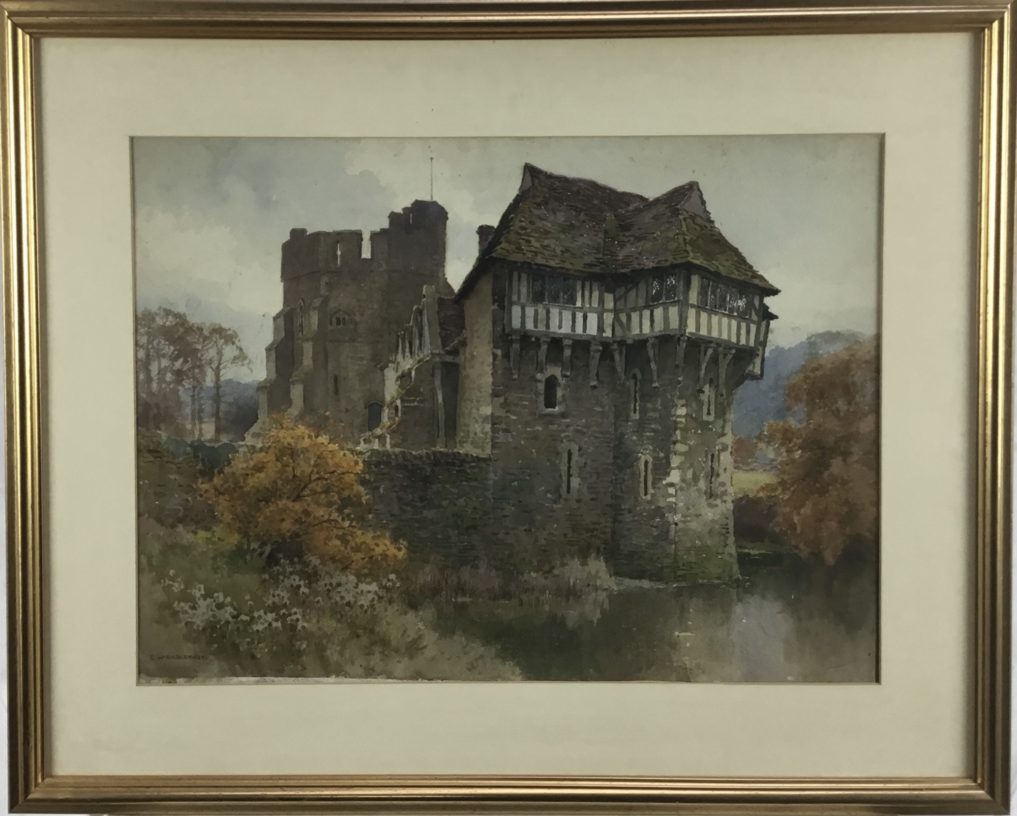 Stokesay Castle by Ernest W. Haslehust