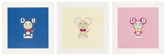 Takashi Murakami | DOB 2020 (Blue; Pearl Gold White; Pink) (2020  