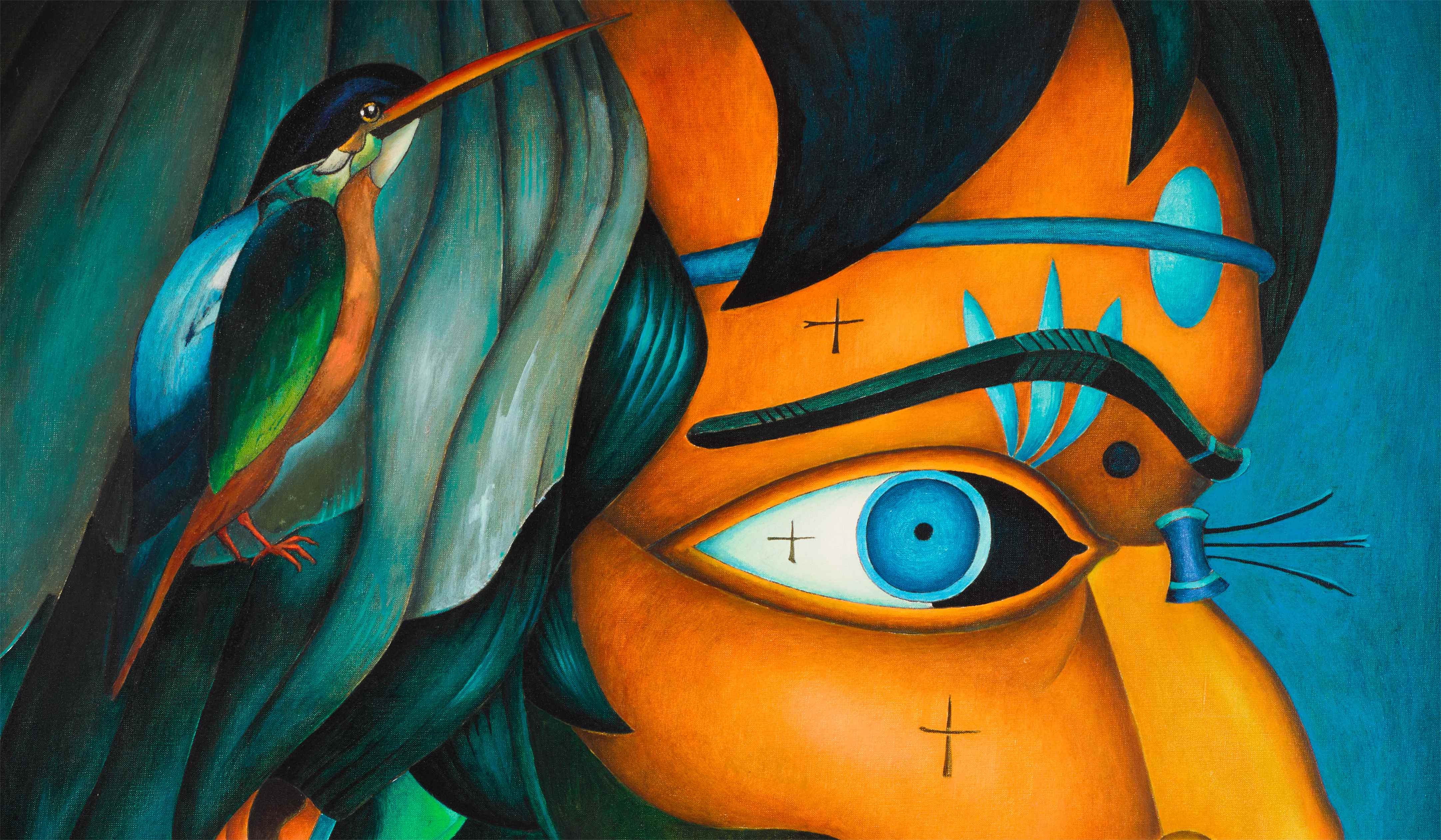Alexis Preller | Portrait of the Artist as a Visionary (1972) | MutualArt