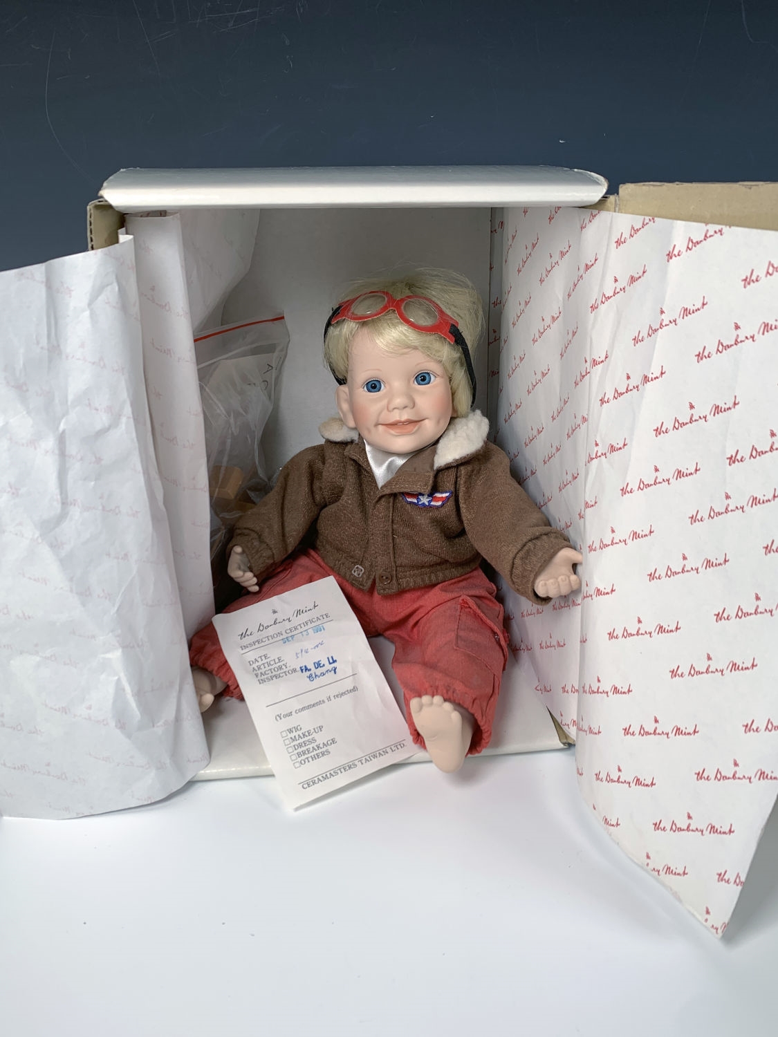 Artwork by Elke Hutchens, TOMMY BY ELKE HUTCHENS DOLL